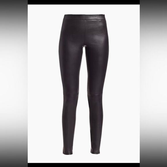 Theory Blacklamb Leather Leggings US0